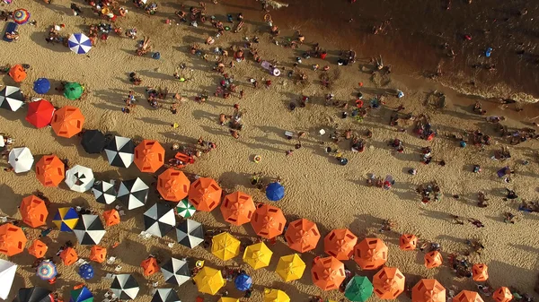 Aerial View of Beach in Rio de Janeiro, Brazil — Stock Photo, Image