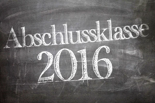 Luokka 2016 liitutaulussa — kuvapankkivalokuva