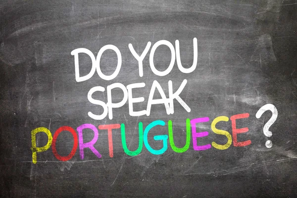 ¿Hablas portugués? — Foto de Stock