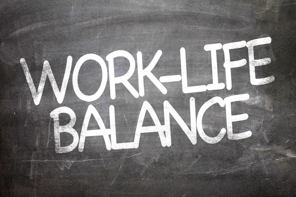 Work-Life Balance on a chalkboard — Stock Photo, Image