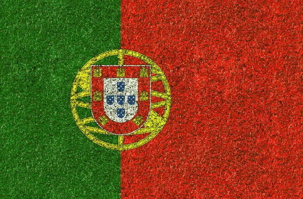 Portugal vlag textuur — Stockfoto