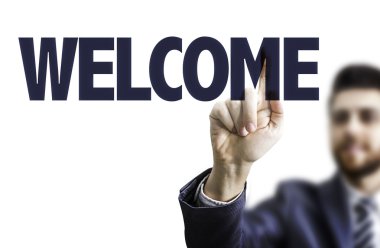 İş adamı işaret metni