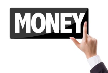 İşadamı acil düğme metni