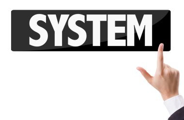 İşadamı acil düğme metni