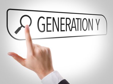 Generation Y arama çubuğunda yazılı