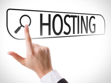 Arama çubuğunda yazılı barındırma