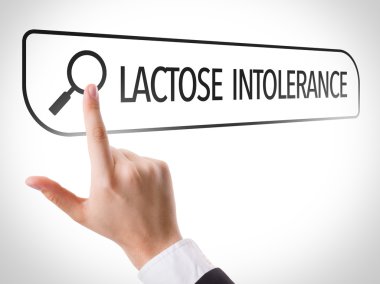 Arama çubuğunda yazılı laktoz intoleransı