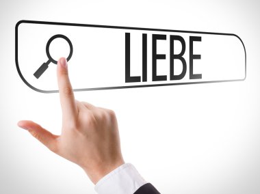 Arama çubuğunda yazılı Almanca seviyorum