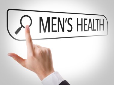 Mens sağlık arama çubuğunda yazılı