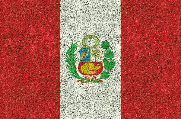 Peru vlag textuur — Stockfoto