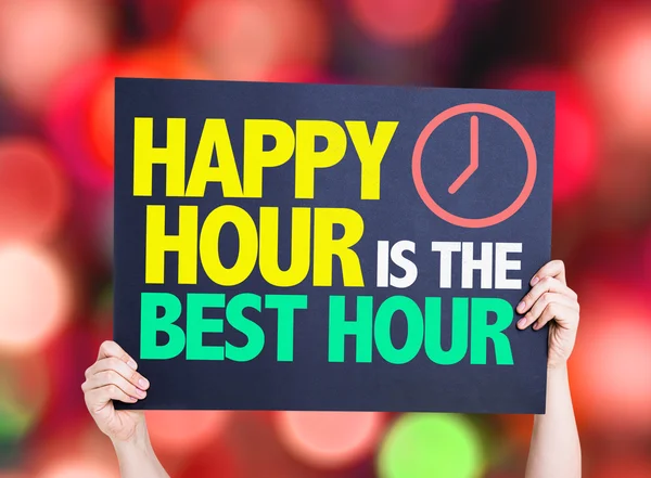 Happy Hour is the best Hour — стоковое фото