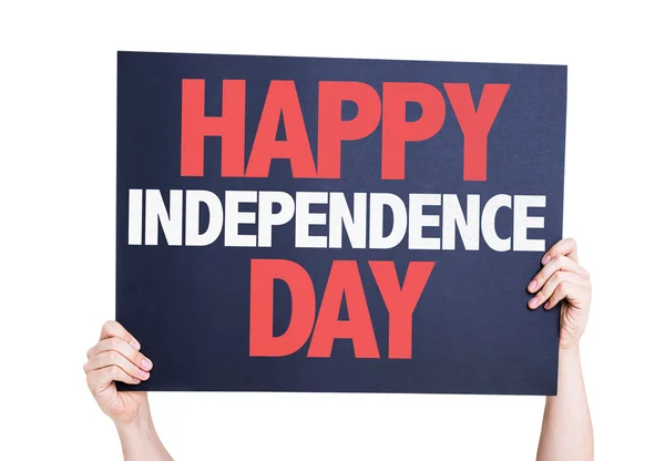 Happy Independence Day card — Stock Photo, Image