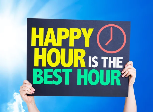 Happy Hour is the best Hour — стоковое фото