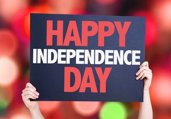 Happy Independence Day card — Stock Photo, Image