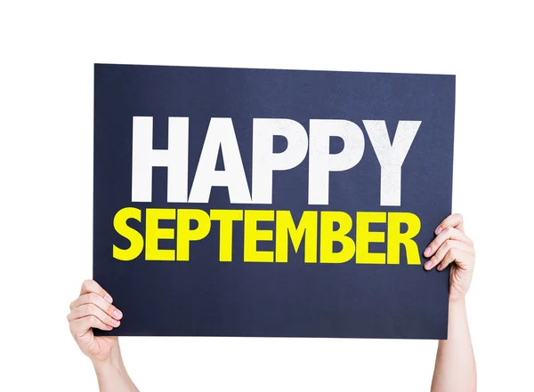 Feliz tarjeta de septiembre — Foto de Stock