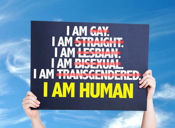 I am Gay, Straight, Lesbian — Stock Photo, Image