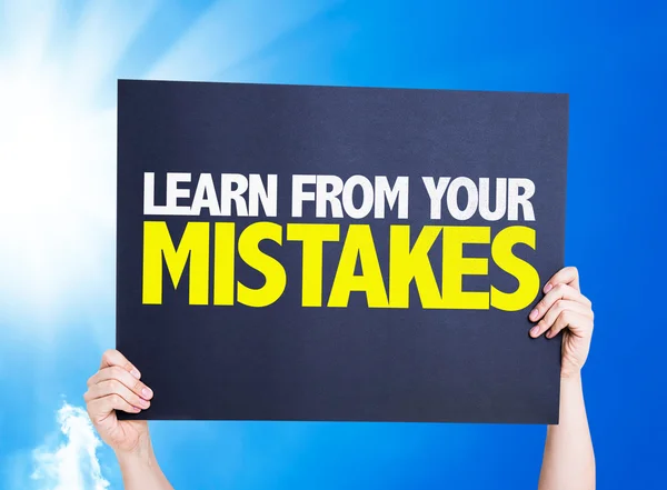 Learn From Your Mistakes — Stock Photo, Image