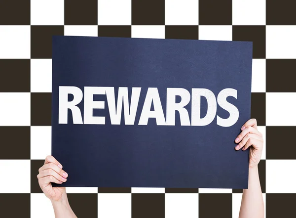 Rewards card on background — Stock Photo, Image