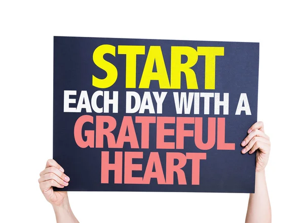 Commencez chaque journée avec un cœur reconnaissant — Photo