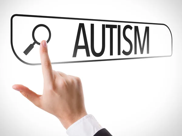 Autism written in search bar — Stock Photo, Image