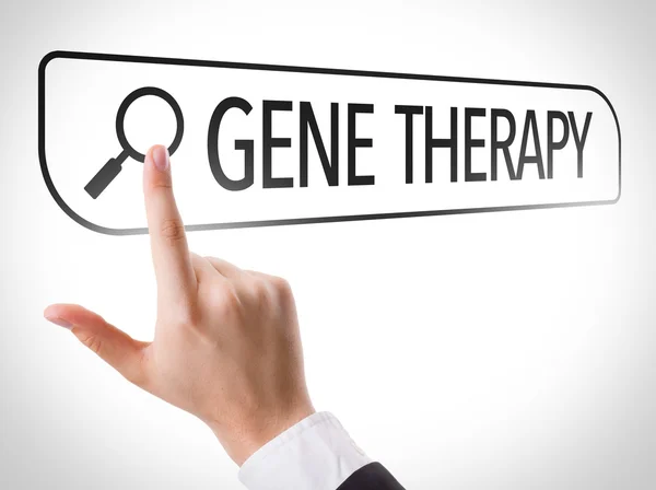 Gene Therapy írott-ban kutatás büfé — Stock Fotó