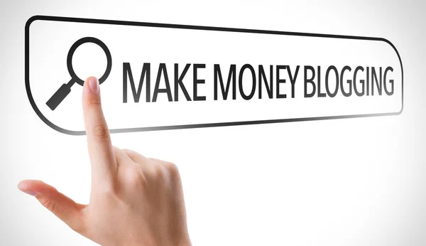 Make Money Blogging written in search bar — Stock Photo, Image