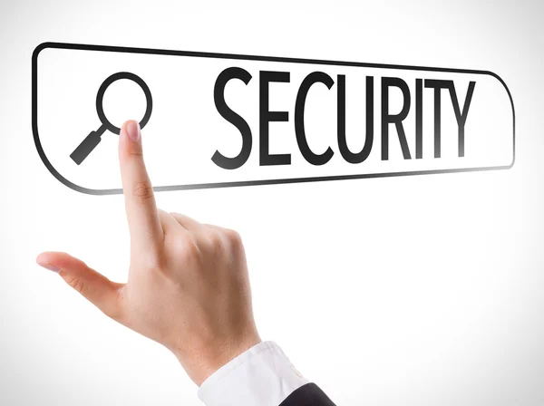 Security written in search bar — Stock Photo, Image