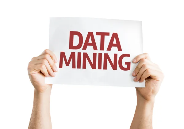 Tarjeta de minería de datos — Foto de Stock