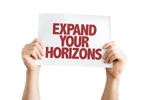 Expand Your Horizons placard — Stock Photo, Image