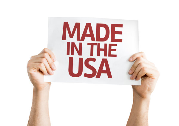 Made in the USA card
