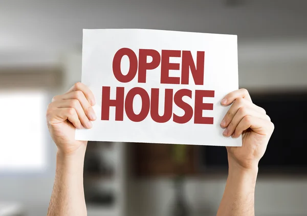 Open House card — Stock Photo, Image