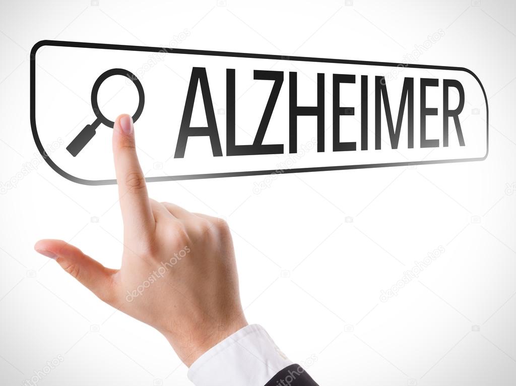Alzheimer written in search bar