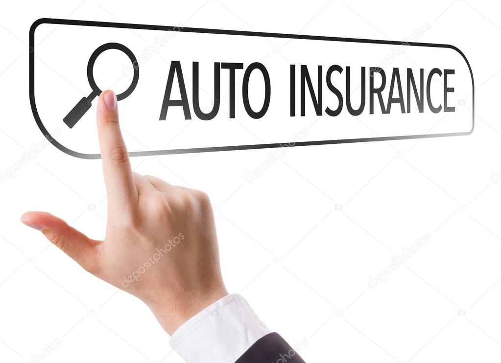 Auto Insurance written in search bar