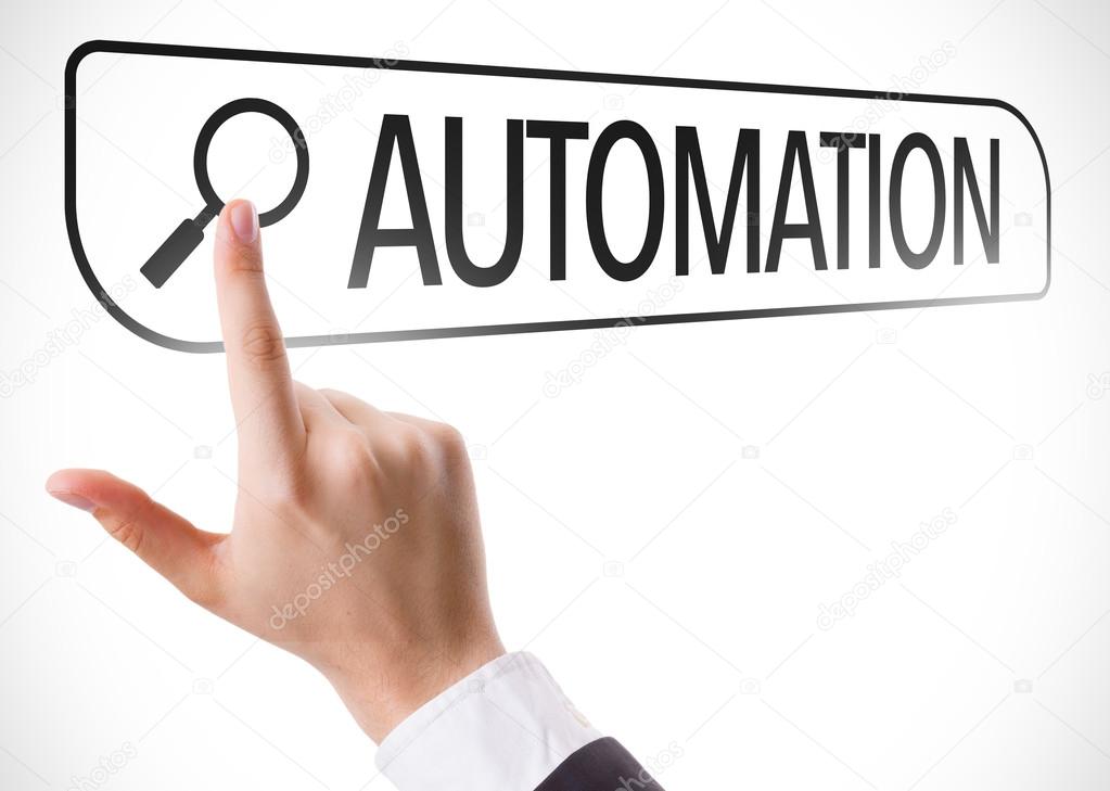 Automation written in search bar