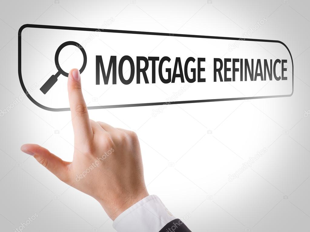 Mortgage Refinance written in search bar