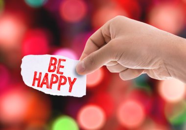 kelime ile kağıt Be Happy