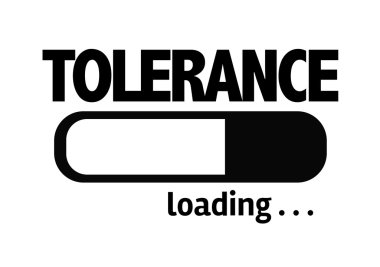 Bar Loading with the text: Tolerance clipart