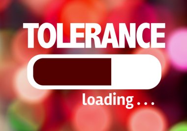 Bar Loading with the text: Tolerance clipart