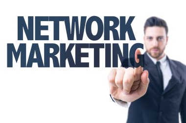 İş adamı işaret metni