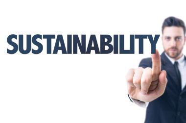 İş adamı işaret metni