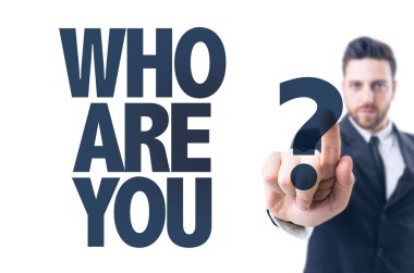 İş adamı işaret metni