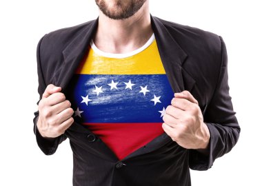 İşadamı germe takım elbise