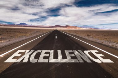 Excellence on desert road clipart