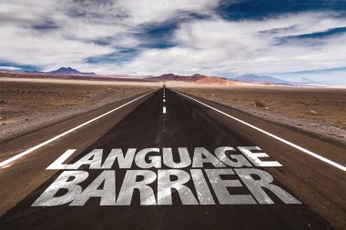 Language Barrier on desert road