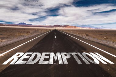 Redemption  on desert road clipart