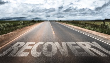 Recovery on the road clipart