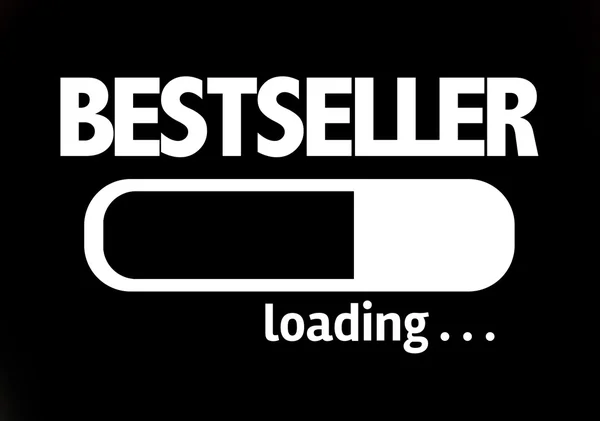 Bár betöltése a szöveggel: Bestseller — Stock Fotó