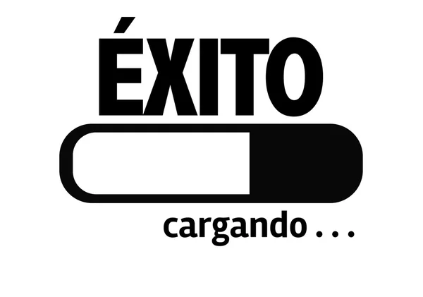 Bar Cargando con el texto: Éxito —  Fotos de Stock