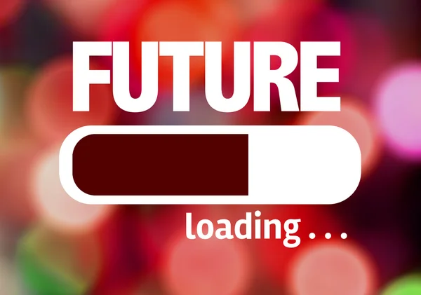 Bar Loading with the text: Future — Stock Photo, Image