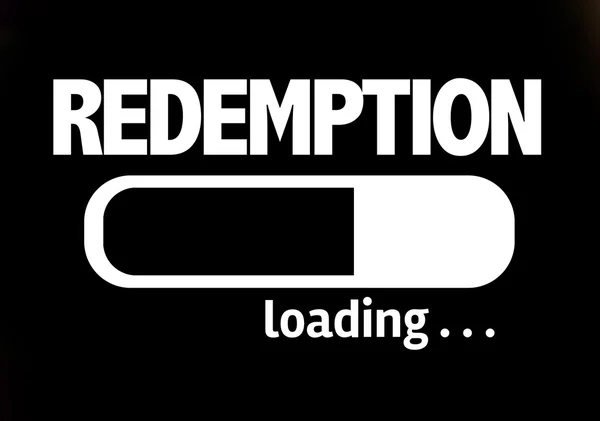 Bar Loading with the text: Redemption — Stock Photo, Image